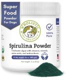 Wholistic Pet Organics Spirulina for Dogs: Organic Spirulina Powder Superfood Dog Multivitamin - Nutrient and Mineral Rich Spirulina Supplement - 4 Oz - Buy Online on GoSupps.com