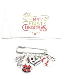 2023 My First Christmas Nappy Pin Keepsake Charms Gift Bag & Card Included - Buy Online on GoSupps.com
