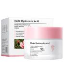Rose Day Face Cream - Natural Rose Oil & Hyaluronic Acid Moisturizer for Dry Skin | Revitalizing & Firming - Buy Online on GoSupps.com