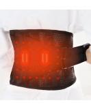 Ginekoo Breathable Back Brace with Heating Pad for Lower Back Pain Relief - Medium Size for Men and Women - Ideal for Herniated Discs and Sciatica - Buy Online on GoSupps.com