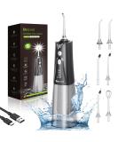 Water Flosser Teeth Pick - 5 Modes Cordless Dental Floss | Portable 300ML IPX7 Waterproof Electric Cleaner with 6 Jet Tips - Buy Online on GoSupps.com