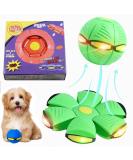 BOPELMALLS 2023 New Pet Toy Flying Saucer Ball Flying Saucer Ball Dog Toy Pet Toy Flying Saucer Flying Saucer Dog Toy Pet Flying Saucer Ball Flying Saucer Ball for Dog Green-6Light - Buy Online on GoSupps.com