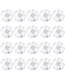 Wecoe 20 Pcs Small White Flower Hair Clips - Cute Decorative Claw Clips for Girls - Bling Wedding Hair Accessories - Perfect Gift for Women and Kids - Buy Online on GoSupps.com