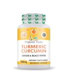 Organic Veda Turmeric & Ginger Capsules 300 Veggie Capsules - Joint Support, 100 Days Supply - Buy Online on GoSupps.com
