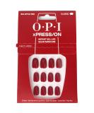 OPI xPRESS/ON Press On Nails - Short Round Solid Big Apple Red | Long Lasting Reusable & Non-Damaging Nail Art with Glue - International Shipping Available - Buy Online on GoSupps.com