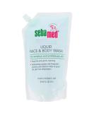 Sebamed Liquid Face and Body Wash Refill Bag - 1 Liter Pouch, pH 5.5 Ultra Mild Cleanser for Sensitive Skin - Buy Online on GoSupps.com