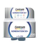 Centrum Generation 50+ 100 St - Premium Nutritional Supplements for Best Agers - Daily Micronutrient Complete Supply - International Shipping Available - Buy Online on GoSupps.com