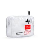 TSA Approved Clear Travel Toiletry Bag - Quart Sized with Zipper - Airport Compliant 3-1-1 Kit for Men and Women - 1 Pack - Buy Online on GoSupps.com