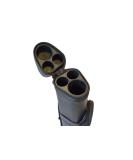 1x2 Hard Oval Pool Cue Billiard Stick Case with Triangle - Premium Quality - Buy Online on GoSupps.com