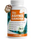 Buy Organic Ashwagandha Capsules 180x - KSM-66 600mg Pure Extract 100% Vegan Lab Tested No Additives - Fast International Shipping - Buy Online on GoSupps.com