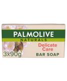 Buy Palmolive Delicate Care Soap with Almond Milk 3x90g - Nourishing & Gentle Cleansing | International Shipping Available - Buy Online on GoSupps.com