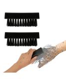 Amaxiu Hand Nail Brush for Cleaning Fingernails Durable Nylon Firm Stiff Scrub Bristles Nail Scrubber Brushes for Men Mechanics Gardeners Scrubbing under Fingers Foot Toes(2 Pack Black) - Buy Online on GoSupps.com