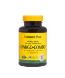 Nature's Plus Ginkgo-Combo - 90 Vegetarian Capsules for Mental Clarity & Focus - Buy Online on GoSupps.com