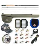 Maxcatch Extreme Fly Fishing Combo Kit - 5wt 90 4pc Rod, 5/6 Reel - Starter Outfit with Protective Travel Case - Buy Online on GoSupps.com