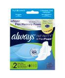 Always Infinity Size 2 Super Pads with Wings - 3 Count - Buy Online on GoSupps.com