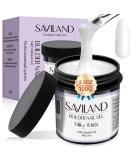 Saviland 100g Milky White Builder Nail Gel 3.53oz Hard Gel for Nails Large Capacity Nail Strengthen Gel for Nail Extension Nail Art Manicure Starter U V Nail Gel for Professional Nail Salon Home DIY - Buy Online on GoSupps.com