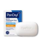 PanOxyl Acne Treatment Bar - 10% Benzoyl Peroxide Maximum Strength Soap for Face & Body - Vegan 4 oz | Best Acne Solution - Buy Online on GoSupps.com