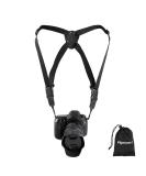 Cross Shoulder Camera Harness Strap for Binoculars & DSLR Cameras - Black - Buy Online on GoSupps.com