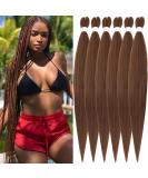 Xusuperb 30 Pre-Stretched Auburn Braiding Hair Extensions - 6 Pack Soft Yaki Kanekalon Rasta Braids (Color 30#) - Buy Online on GoSupps.com