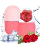 Acwoo Silicon Ice Roller - Facial & Body Massage Device for Anti-Aging Dark Circles Relief - Pink - Buy Online on GoSupps.com