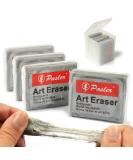 Pasler Kneaded Eraser Grey 4 Pack - Sketching Tool for Blending, Shading, and Correcting - Set of 4 - Buy Online on GoSupps.com