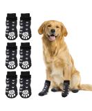 Ranypet 3 pairs indoor anti -slip socks for dogs - soft adjustable paw protection for old dog with strap traction control for the interior on hardwood floors M m Pf tchen pattern - Buy Online on GoSupps.com