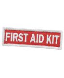 Red/White First Aid Kit 1x3.5 Medic EMS Morale Patch - USA Army Tactical - Buy Online on GoSupps.com