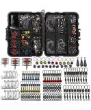 SUPERTHEO 158pcs Fishing Accessories Kit with Hooks, Sinkers, Swivels, and Tackle Box for Bass Casting - Complete Fishing Set for Beginners and Experts - Buy Online on GoSupps.com