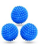 CASIZ 3 Pack Dryer Balls Tumble Dryer Balls | Reusable Energy Saving & Non-Melt | Soft Drying Balls for Tumble Dryer Laundry Balls for Washing Machine Rapid Dryer Ball Washing Machine Balls - Buy Online on GoSupps.com
