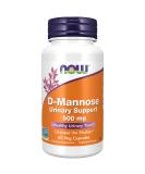 NOW D-Mannose 500mg | Non-GMO Project Verified | Healthy Urinary Tract Support | 60 Veg Capsules - Buy Online on GoSupps.com