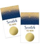 50 Pack Rose Gold Blank Gift Certificate Scratch Off Cards for Small Business - Haizct - Buy Online on GoSupps.com