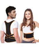 Posture Corrector for Men & Women | Adjustable Back Support Brace for Scoliosis & Pain Relief | Ideal Mother's Day Gift - Buy Online on GoSupps.com