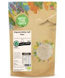 Wholefood Earth Organic White Teff Flour 1kg - GMO Free, Vegan, High Fibre, Protein Source | Certified Organic - Buy Online on GoSupps.com