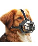 Ohcozzy muzzle for dogs silicone basket dog muzzle for small medium and large dogs with adjustable straps (size 1 black) 1 black - Buy Online on GoSupps.com