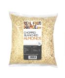 RealFoodSource Chopped Blanched Almonds 1kg - Buy Online on GoSupps.com