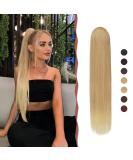 Buy Sofeiyan 60cm Ponytail Hair Extensions - Natural Soft Synthetic Braid - Dark Blonde to Bleaching Blonde - Buy Online on GoSupps.com