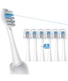 6 Pack Toothbrush Replacement Heads for WaterPik Sonic Fusion 2.0 | FitMount Flossing Brush Head - Compatible with SF-01W SF-02W SF-03 SF-04 - Buy Online on GoSupps.com
