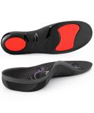 Buy 230+ lbs Plantar Fasciitis High Arch Support Insoles - Relief for Flat Feet & Achilles Tendonitis | Work Boot Shoe Inserts for Men & Women | S Size (Black - Buy Online on GoSupps.com