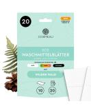 Cosmeau Wild Forest Detergent Leaves - Eco-Friendly Plastic-Free 20 Washes (10 Leaves) - Perfect for Whites Colors & Blacks - Sustainable Travel Solution - Buy Online on GoSupps.com