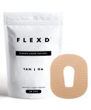 Flexd G6 Adhesive Patches Waterproof - Durable Tan CGM Overpatch (30Pcs) - Buy Online on GoSupps.com
