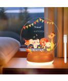 Thlevel Personalized Night Light - 3 Light Modes Bedside Lamp for Kids | Unique Gift for Children's Room & Bedroom - Buy Online on GoSupps.com
