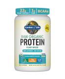 Organic Vegan Unflavored Protein Powder - Garden of Life   22g Complete Plant Based Raw Protein & BCAAs Plus Probiotics & Digestive Enzymes for Easy Digestion  Non-GMO Gluten-Free Lactose Free 1.2 LB Unflavored 20.0 Serv... - Buy Online on GoSupps.com