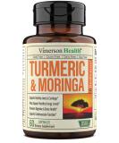 Turmeric Curcumin with Moringa Oleifera Leaf  BioPerine - Supplement That Supports Inflammatory Response  Occassional Joint Discomfort. Antioxidant Properties with 95 Curcuminoids. 60 Capsules - Buy Online on GoSupps.com