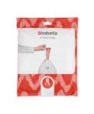 Brabantia Garbage Bags PerfectFit Donation Pack - Extra Strong White Code B (5L 40 Bags) for International Shipping - Buy Online on GoSupps.com