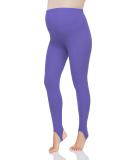 FUTURO FASHION Maternity Fleece Lined Leggings - Violet, Sizes 8-22 UK - Over Bump Belly Support, Adjustable High Waisted Pants for Winter Pregnancy Comfort - Buy Online on GoSupps.com