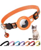 Croc-Cat Airtag Cat neck band accessories compatible with Apple Airtag collar with safety buckle anti-strangulation for kittens and small dogs GPS Airtag not included! ... orange - Buy Online on GoSupps.com