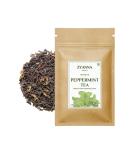 Zyanna Peppermint Tea - Premium Black Tea Infused with Peppermint Leaves - 100g/50 Cups - Natural Ingredients for Refreshing and Relaxing Flavour - Buy Online on GoSupps.com