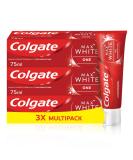 Colgate Toothpaste Set Max White - 3 x 75 ml Pack for Brilliant White Smile - International Shipping Available - Buy Online on GoSupps.com