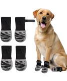 Mayoii 3 Pairs Anti Slip Dog Socks Dog Socks Paws Stop Licking Dog Grip Socks Pet Paw Protector Adjustable Strap Dog Boots Claw Socks Shoes Slippers for Indoor Outdoor Hardwood Floor Walking (M) - Buy Online on GoSupps.com
