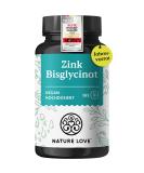 Nature Love Zink - 365 tablets (1 year) - High (25mg): Zink -Bisglycinat (Zink Chelat) - highly bioavailable Zinc - vegan laboratory test produced in Germany - Buy Online on GoSupps.com